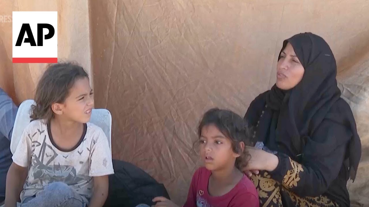 Palestinians struggle to survive after becoming displaced from Gaza's Khan Younis