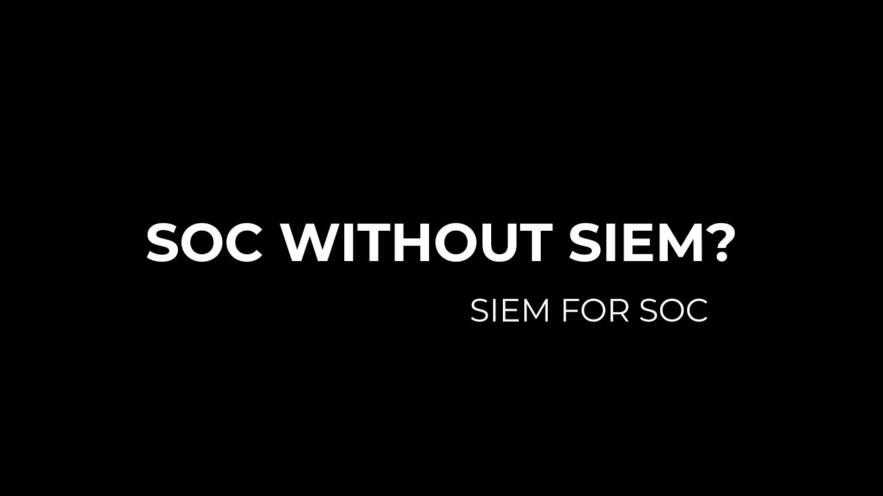 SIEM Explained End-to-End for SOC Analysts | Log Management, Use Cases & Deployment