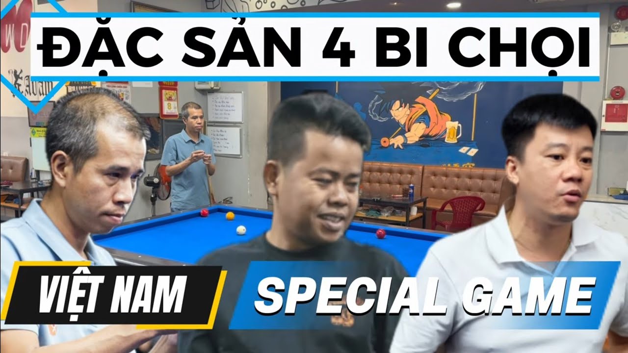 Vietnamese special 4 balls carom game ! 
