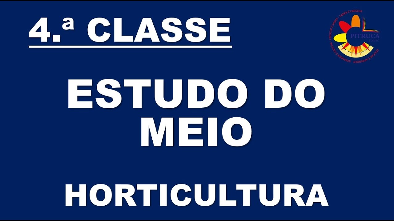 4 ESTUDO DO MEIO (HORTICULTURA)