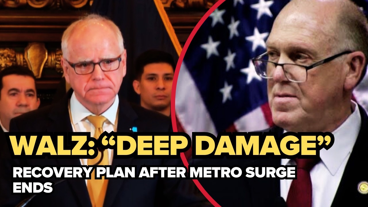 Walz: “Trauma inflicted” as feds draw down Minnesota surge