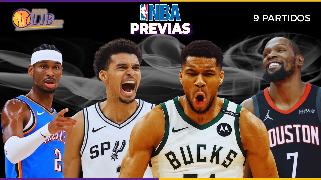 PREVIAS partidos NBA | 15.01.2026 | #84 La NBA llega a EUROPA; DURANT vs THUNDER; WEMBY vs GIANNIS