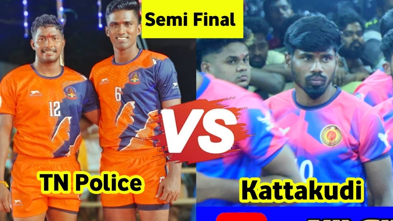 SF - TN Police vs Kattakudi Sports | State Level 