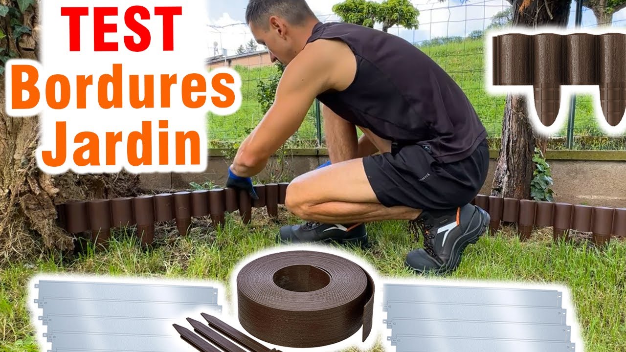 Je Teste 3 Bordures de Jardin Facile + mon Avis (une est &agrave; &Eacute;VITER )
