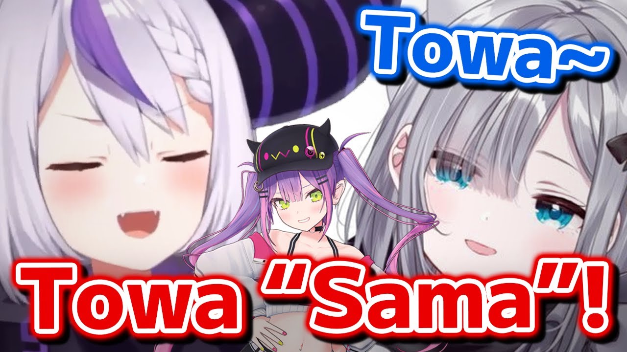 Laplus scolds Sumire for calling Towa-sama 