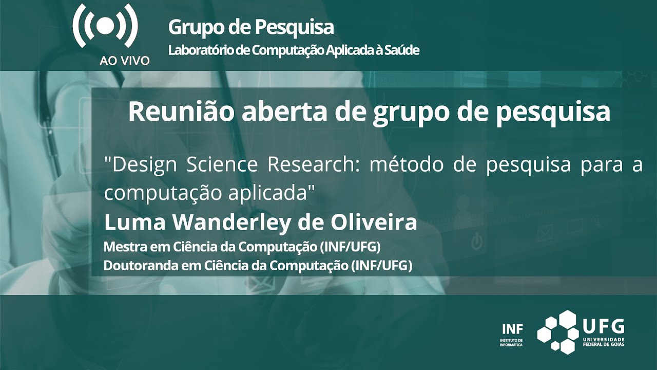 Design Science Research: método de pesquisa para a computação aplicada - Luma de Oliveira