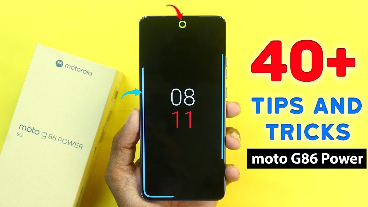 Moto G86 Power Tips and Tricks || Moto G86 Power 5G 40+ New Hidden Features in Hindi