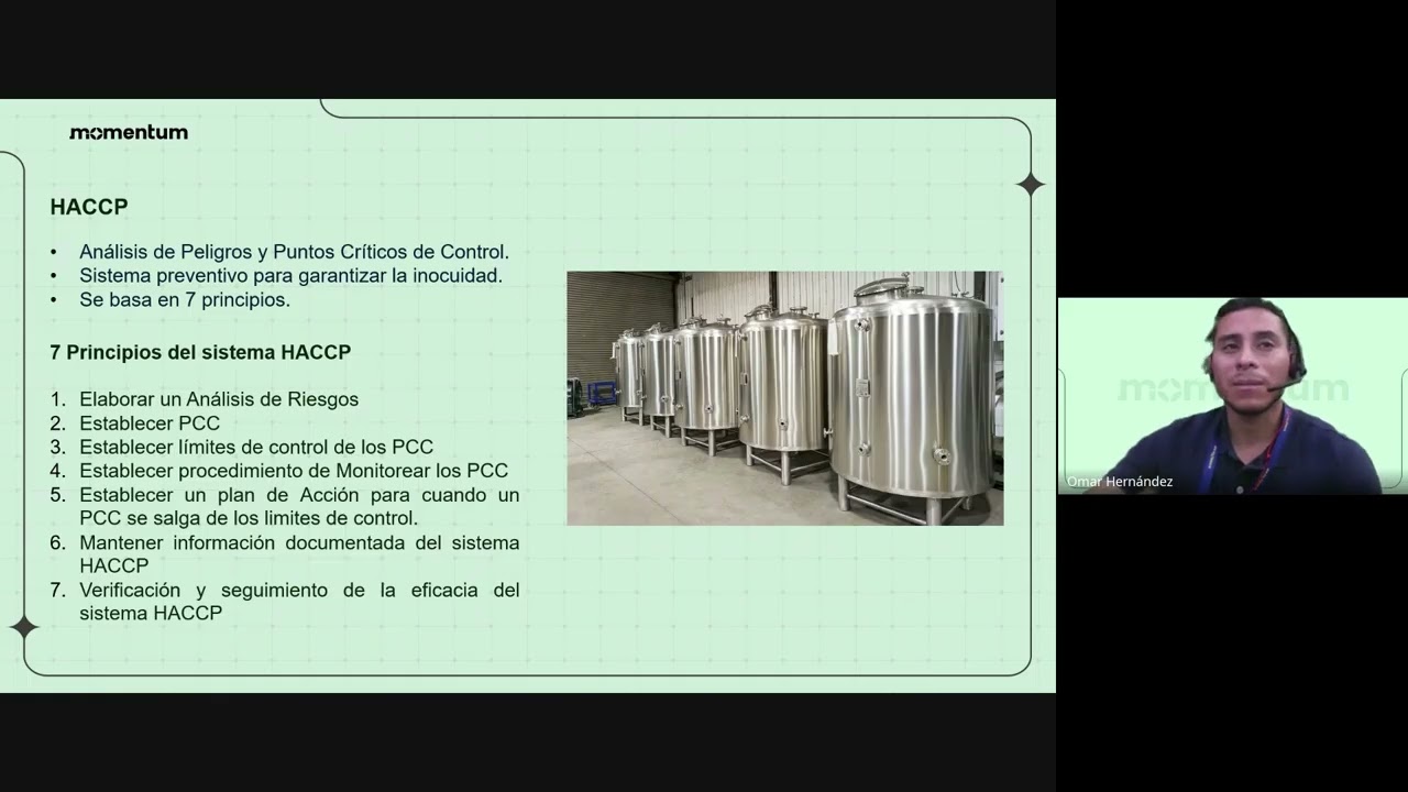 MÓDULO II  Especialista en Inocuidad Alimentaria y Control Sanitario basado en ISO 22000 2018, HACCP