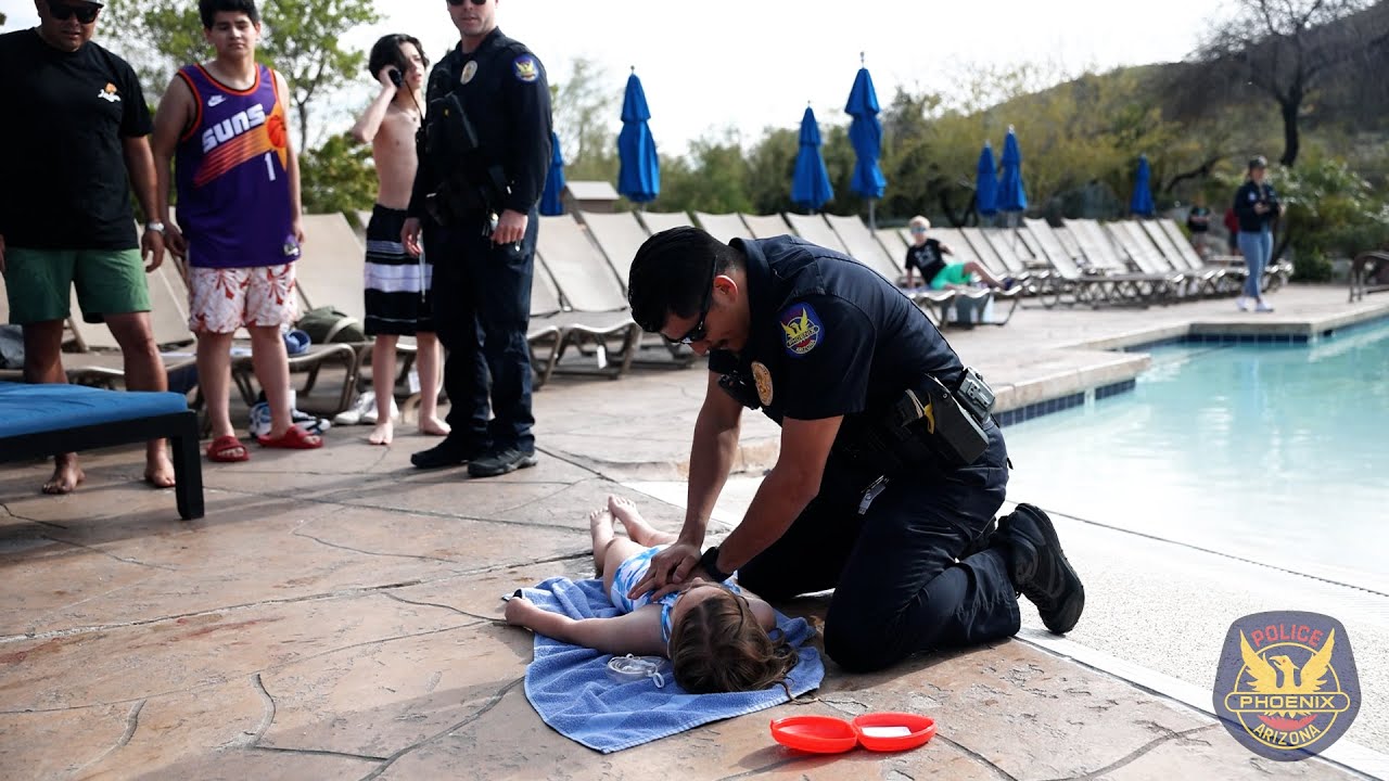 Water Safety Awareness Mock Drowning Scenario