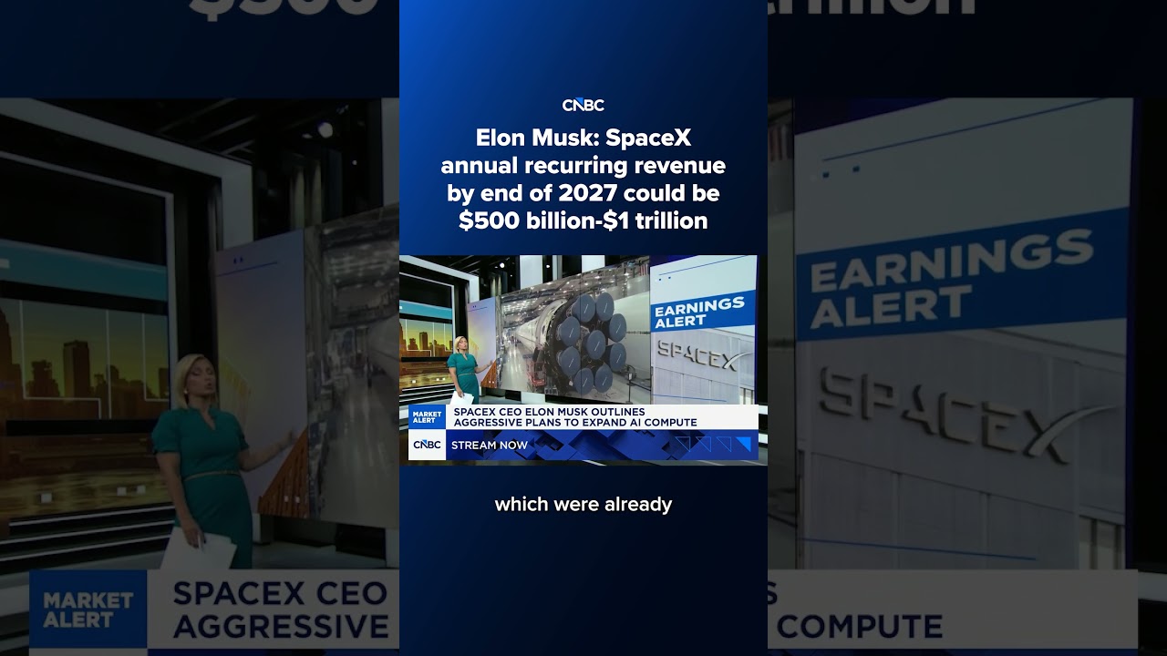 Илон Маск: Годовой регулярный доход SpaceX к концу 2027 года может составить от 500 миллиардов до...