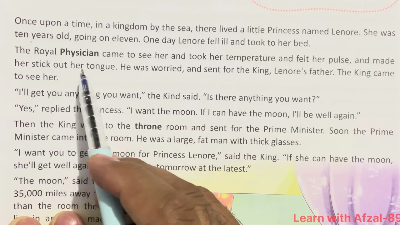 Speak English through book reading || Short English Story || Translate English to Hindi.