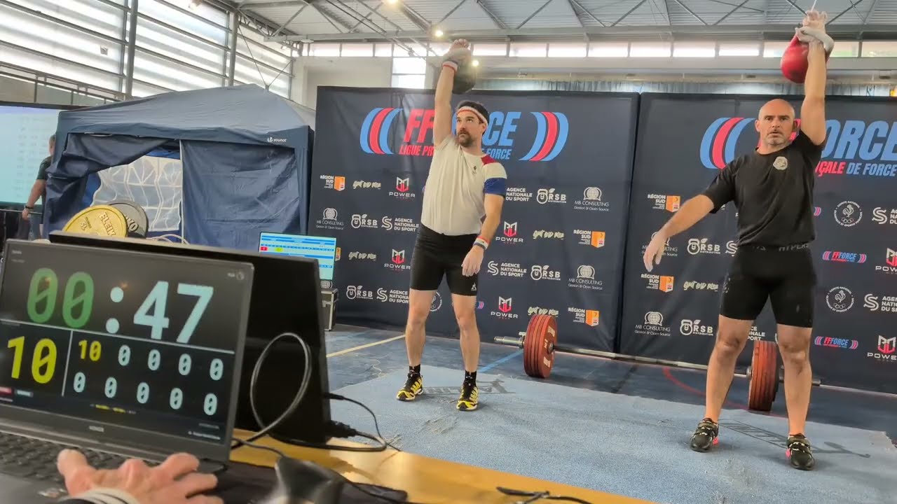 KETTLEBELL SPORT 7 MARS 2026 CHAMP RÉGION SUD SNATCH 32KGS 80 REPS 