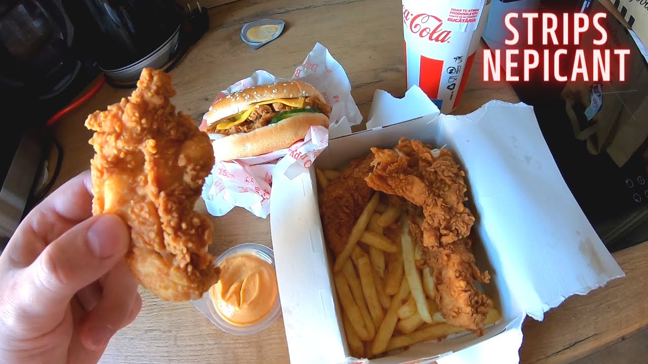 Noul Strips Nepicant de la KFC & sos de usturoi cu rosii: merita cumparate?