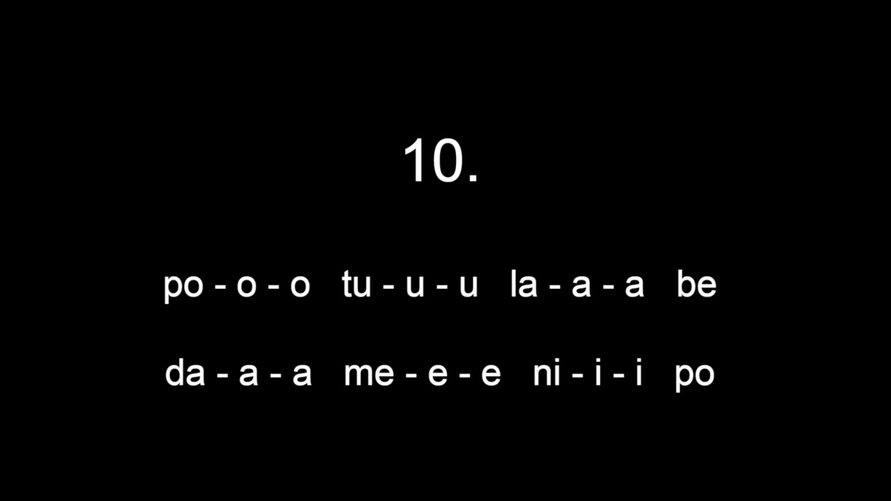 Po Tu La Be Da | 1 to 10 // singing exercises + BACKINGS - High to Low
