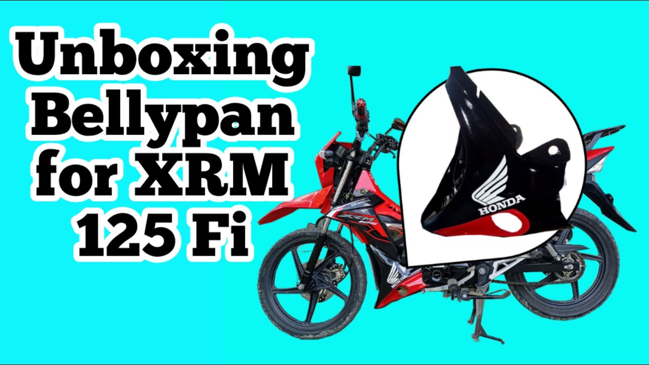 UNBOXING BELLYPAN XRM 125 Fi