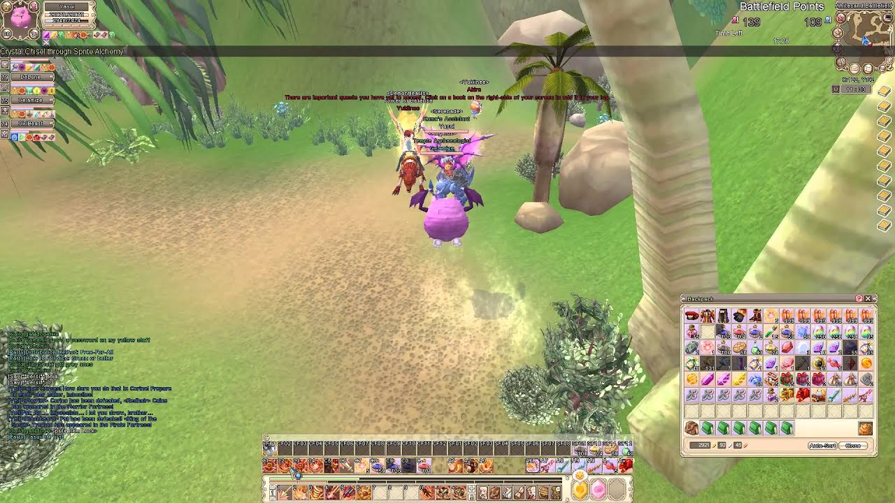 Grand Fantasia - Whitesand Arena.  Yasui (80 Gunner)