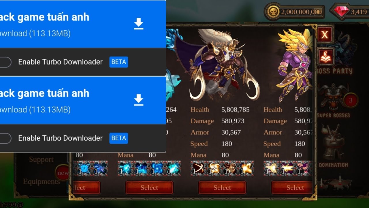 epic heroes war hướng dẫn c&aacute;ch chơi v&agrave; c&aacute;ch tải bản hack hr100 /tặng acc