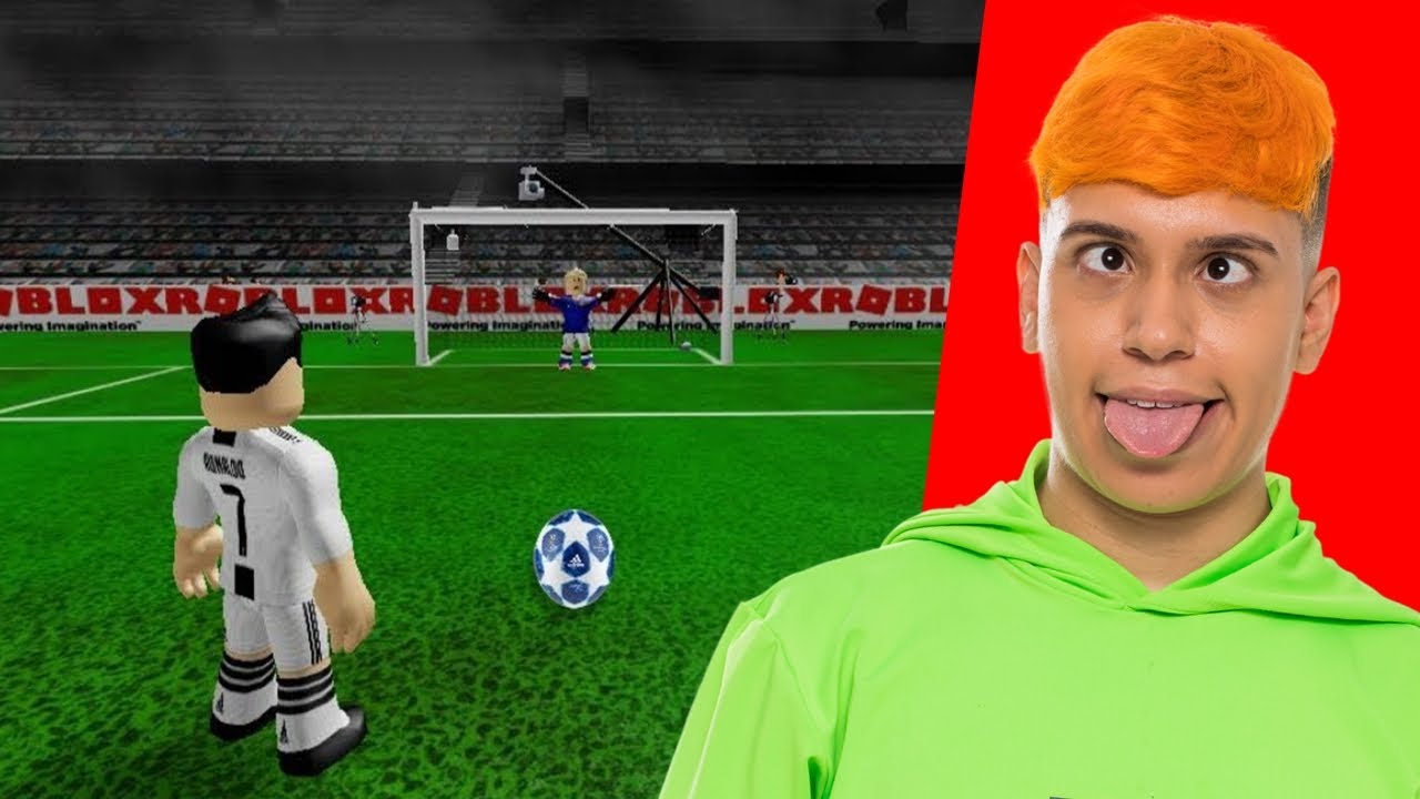 ENTREI NO FUTEBOL REALISTA DO ROBLOX...