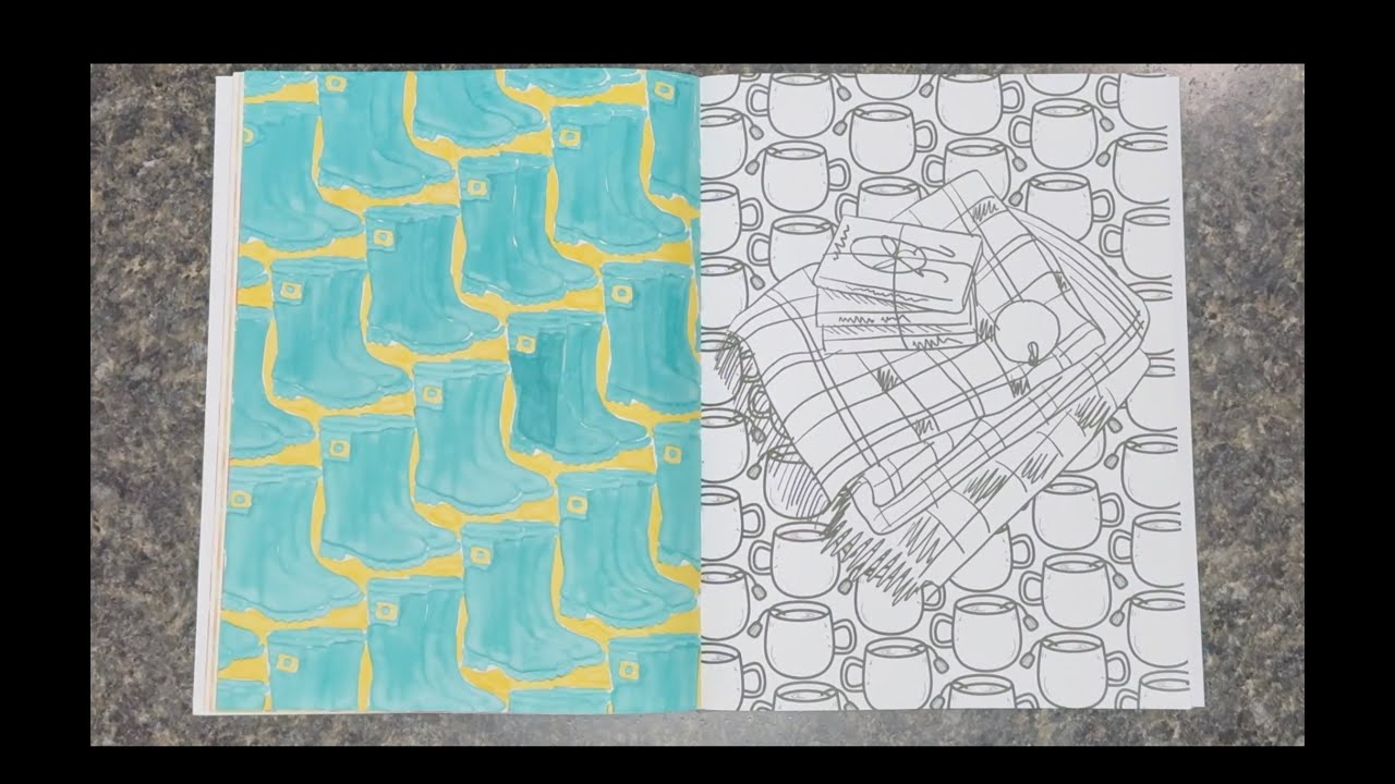 Colour with Me: Satisfying Designs | Cozy Core #wall2wallwednesday