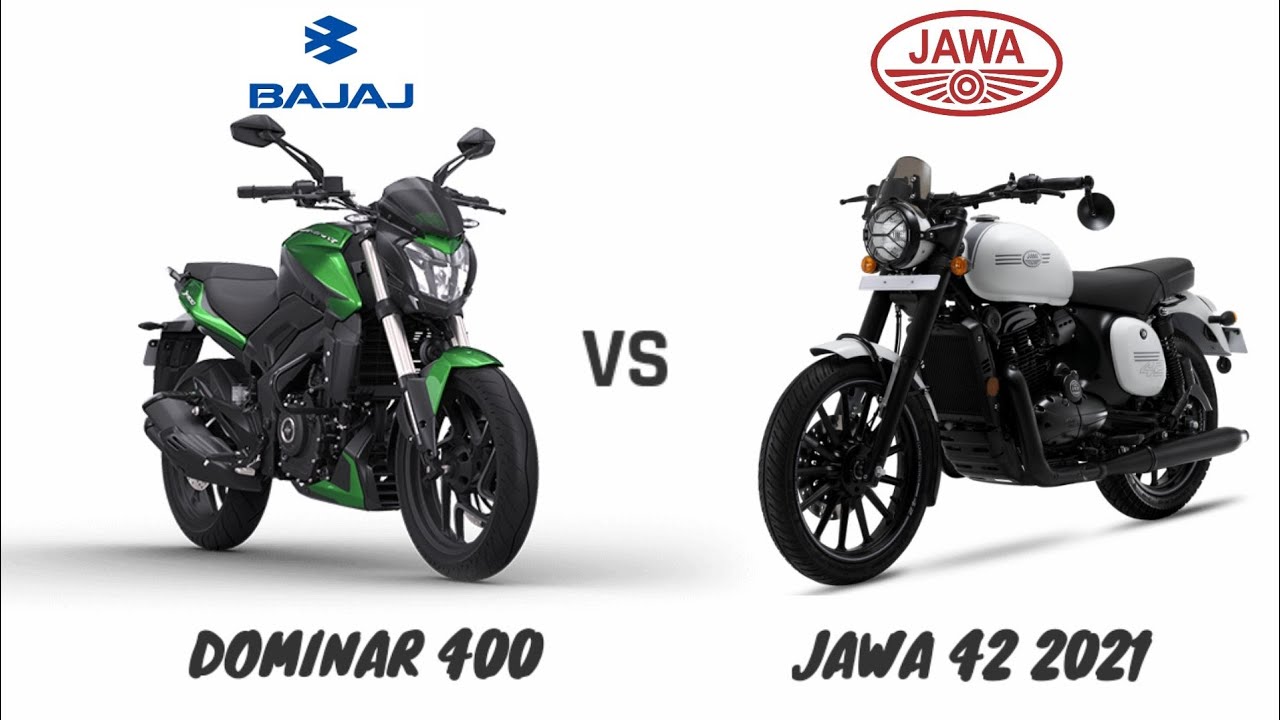 JAWA 42 2021 VS BAJAJ DOMINAR 400_DETAILED COMPARISON_MILEAGE_TOP SPEED_PRICE_BIKE INFORMER