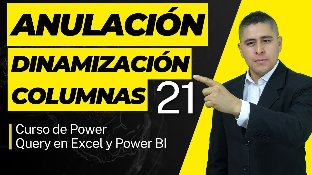 🚩 Como Transponer y Anular Dinamización de Columnas