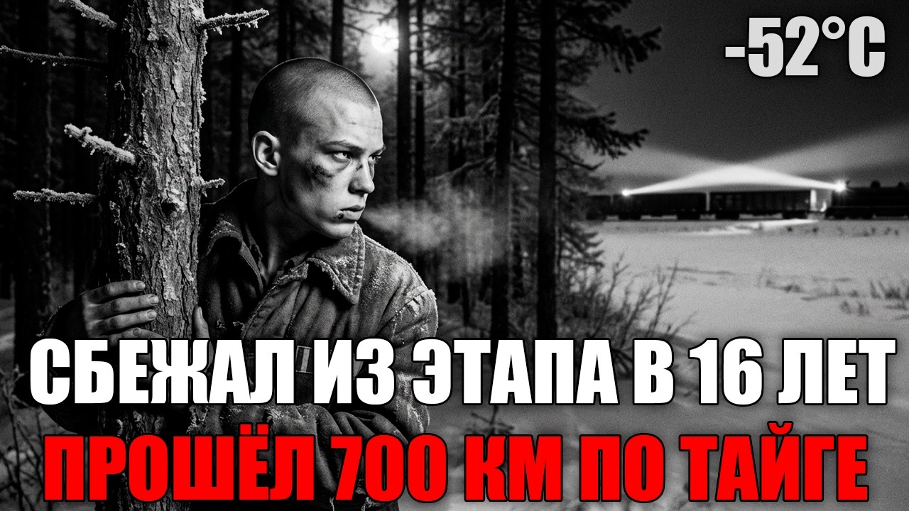В 16 ЛЕТ ПРОШЁЛ 700 КМ ПО ЯКУТСКОЙ ТАЙГЕ: СБЕЖАЛ ИЗ ЭТАПА — И СТАЛ ЛЕГЕНДОЙ, КОТОРУЮ ИЩУТ ДО СИХ ПОР