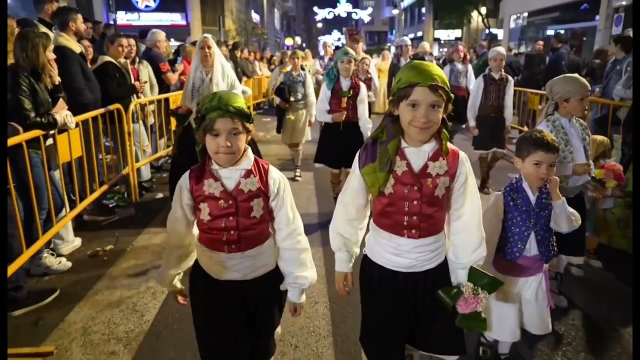 Ofrenda 2023 Amanda García López-Roca Fallera Mayor Infantil Espartero