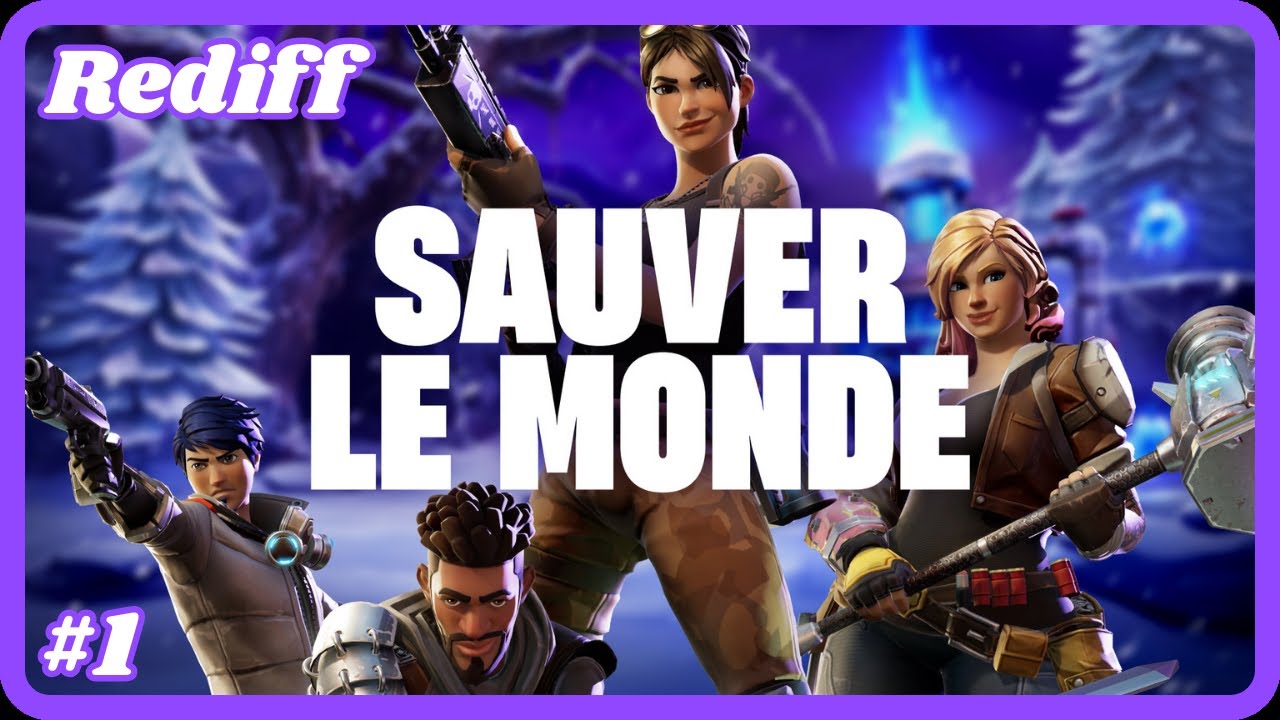 FORTNITE SAUVER LE MONDE • EP.1 • On retourne dessus après des années avec @PurpleBunnyTwitch