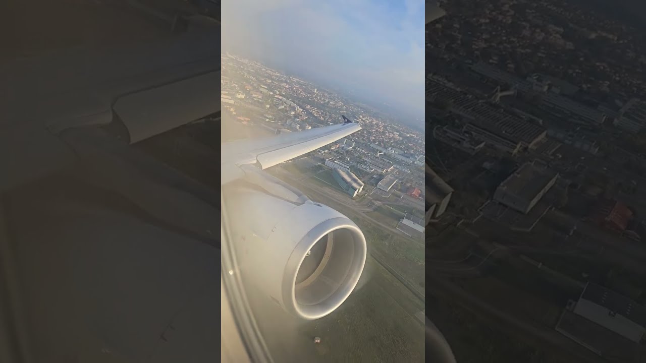 Airbus A321-200 Air France Take OFF Toulouse Blagnac TLS