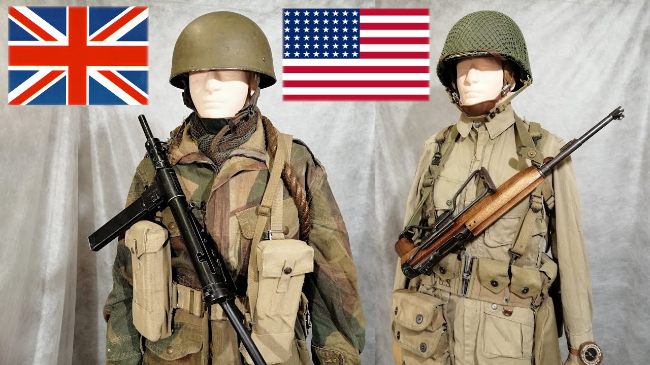 BRITISH & US PARATROOPERS WW2