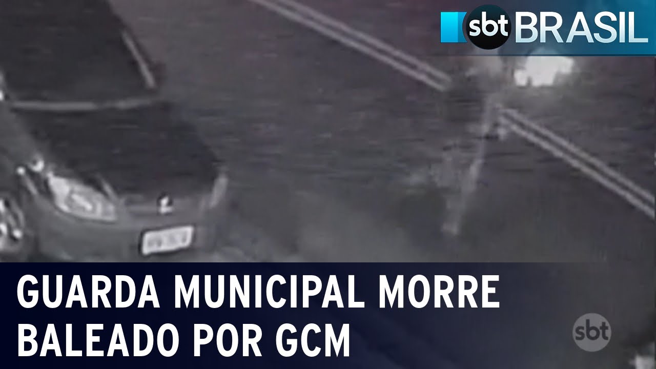 Guarda municipal morre baleado por policial militar na Grande São Paulo | SBT Brasil (08/05/21)