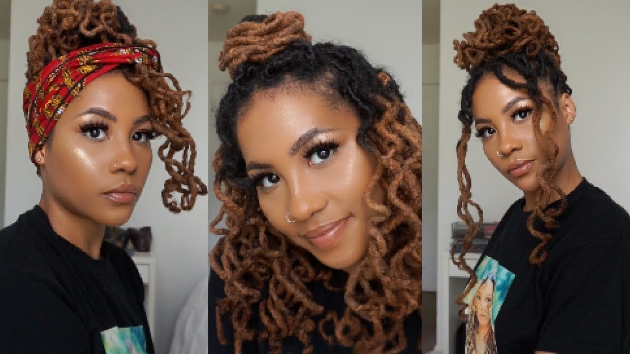 CURLY STYLES FOR LOCS