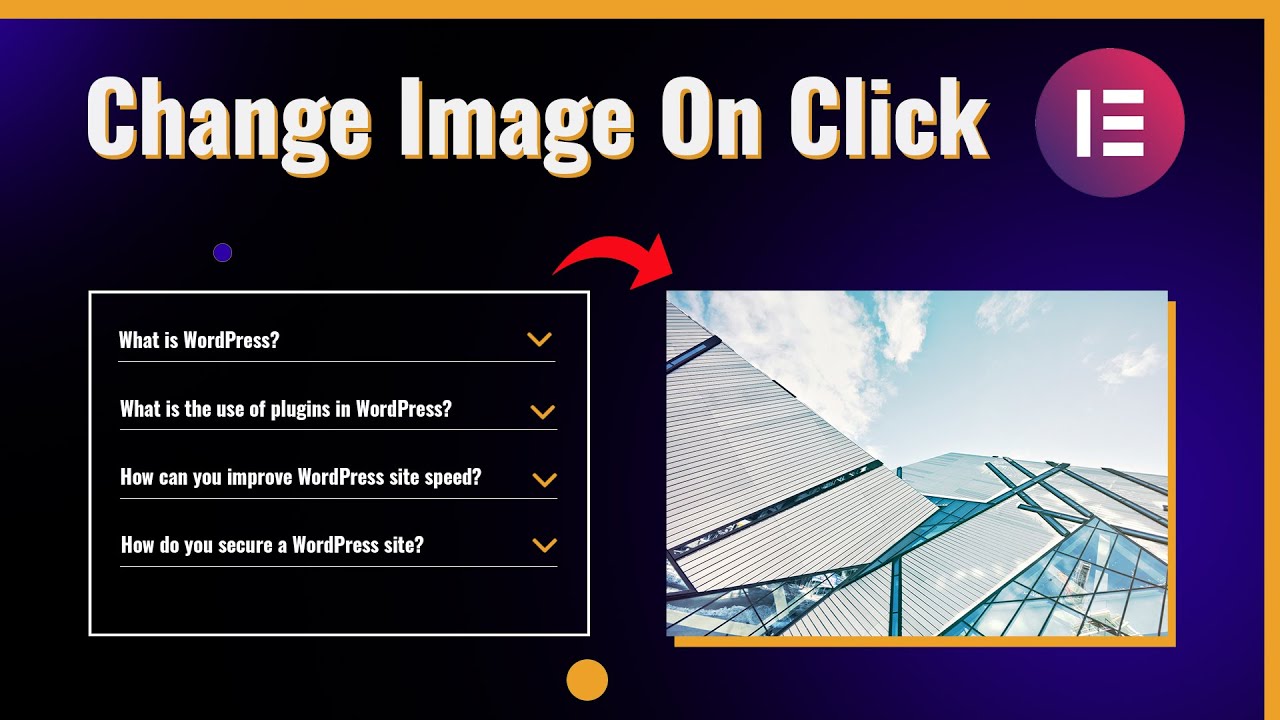 Change image on accordion tab click in Elementor Pro