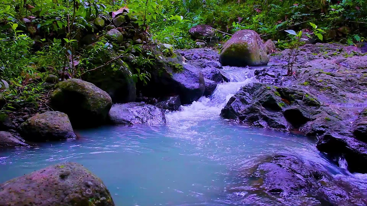 Distraction-Free Focus with Mountain River Flow Sounds, Calm White Noise