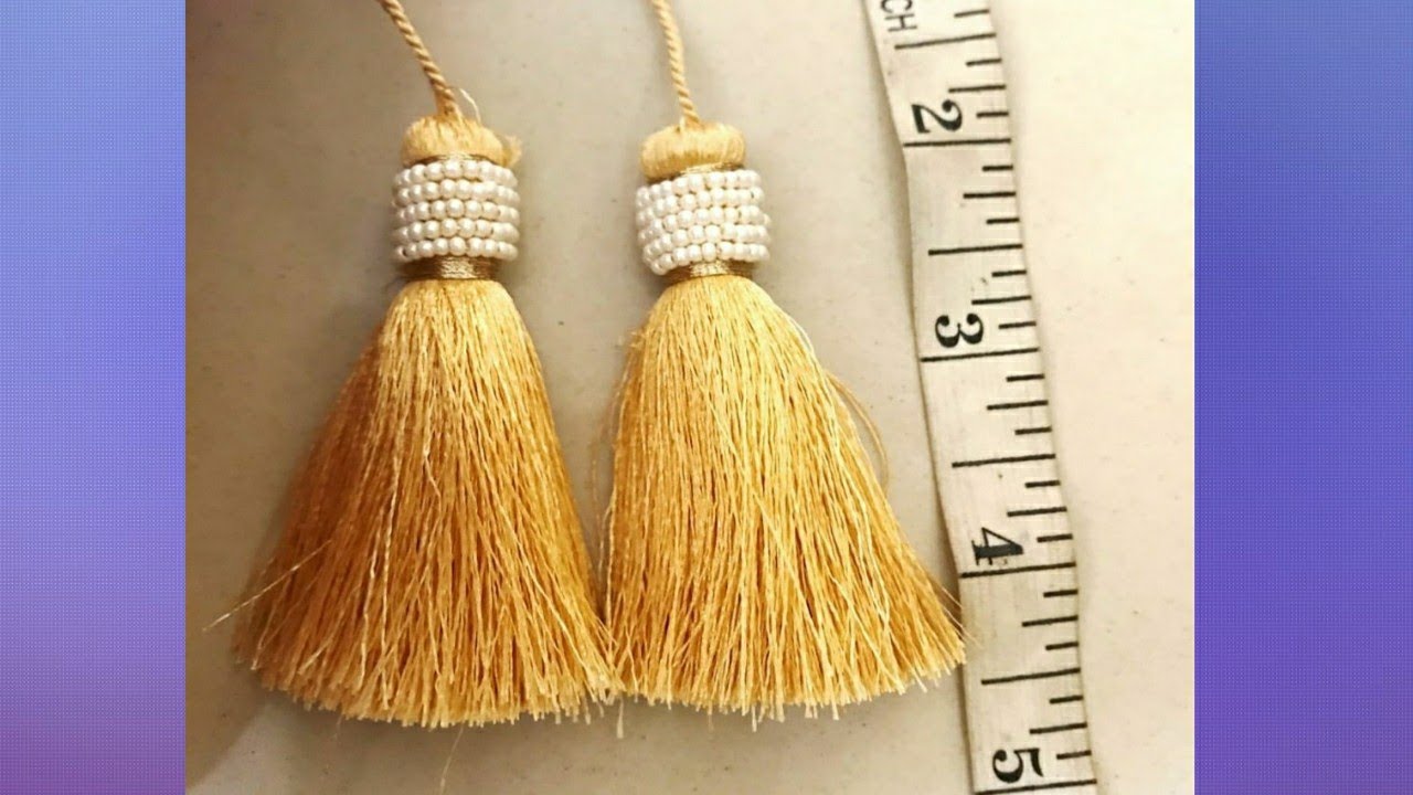 cotton thread Dori and tassels for blouse &kurti, how to make tassel, blouse latkan