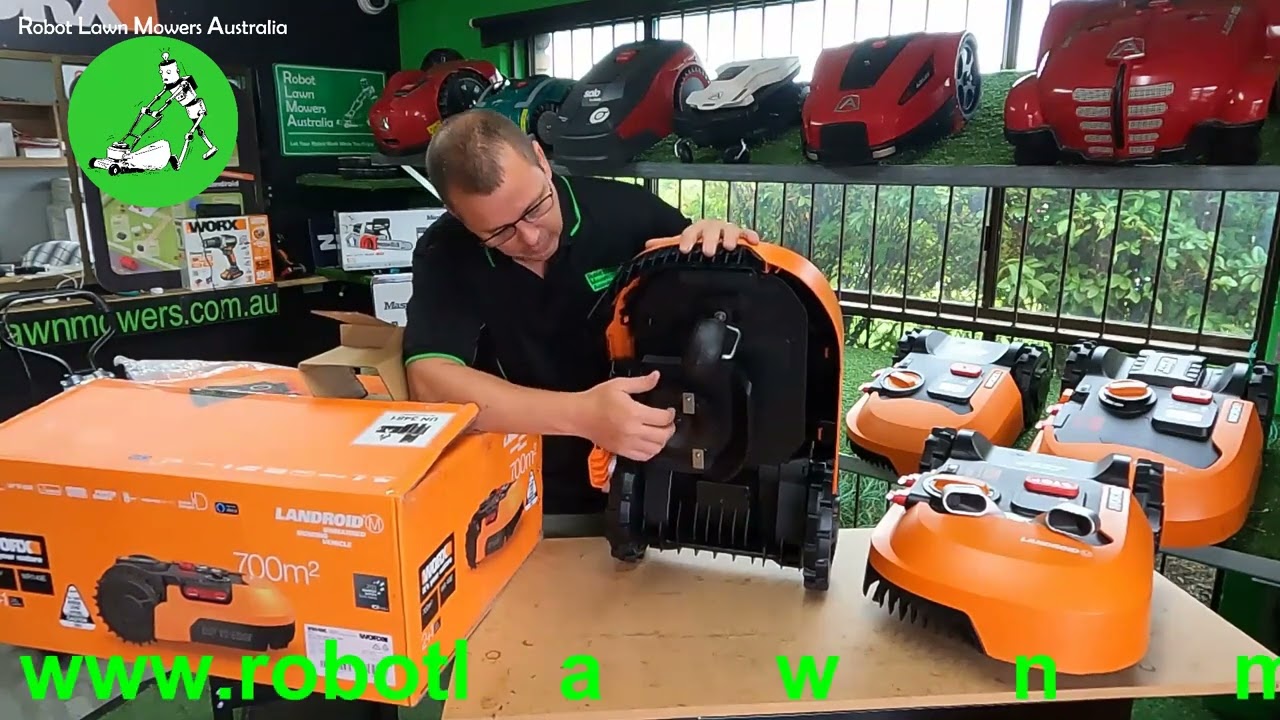 Роботы-газонокосилки в Австралии — распаковка Worx Landroid WR149E