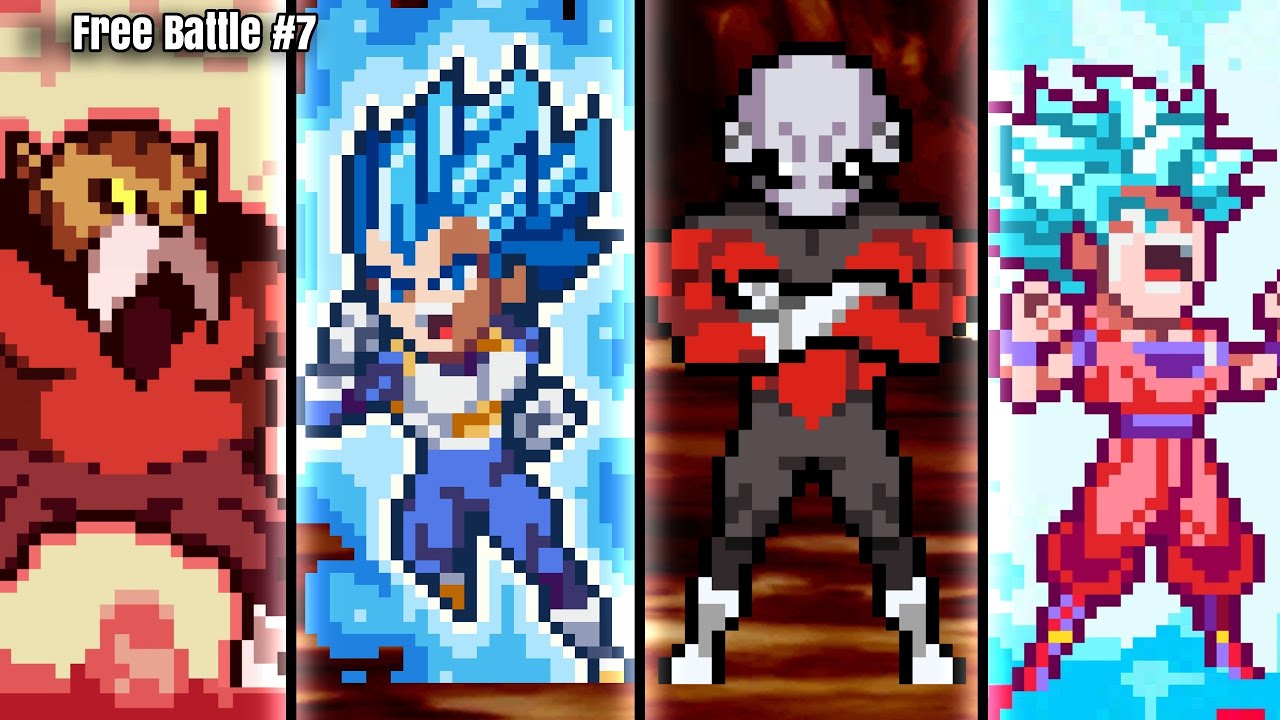 Goku SSBK & Vegeta SSBE VS Jiren & Toppo | MFR Gameplay