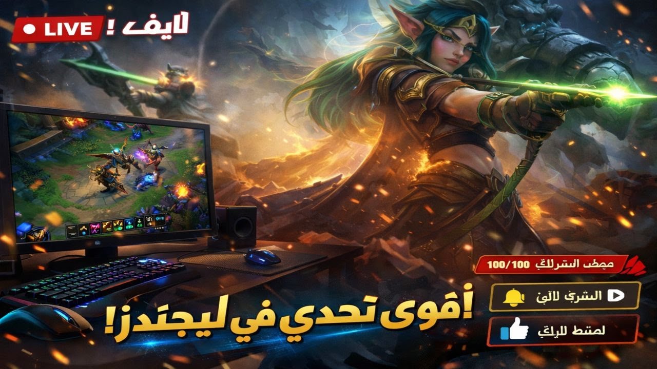 🔥 LoL Ranked SoloQ | بث عربي مباشر