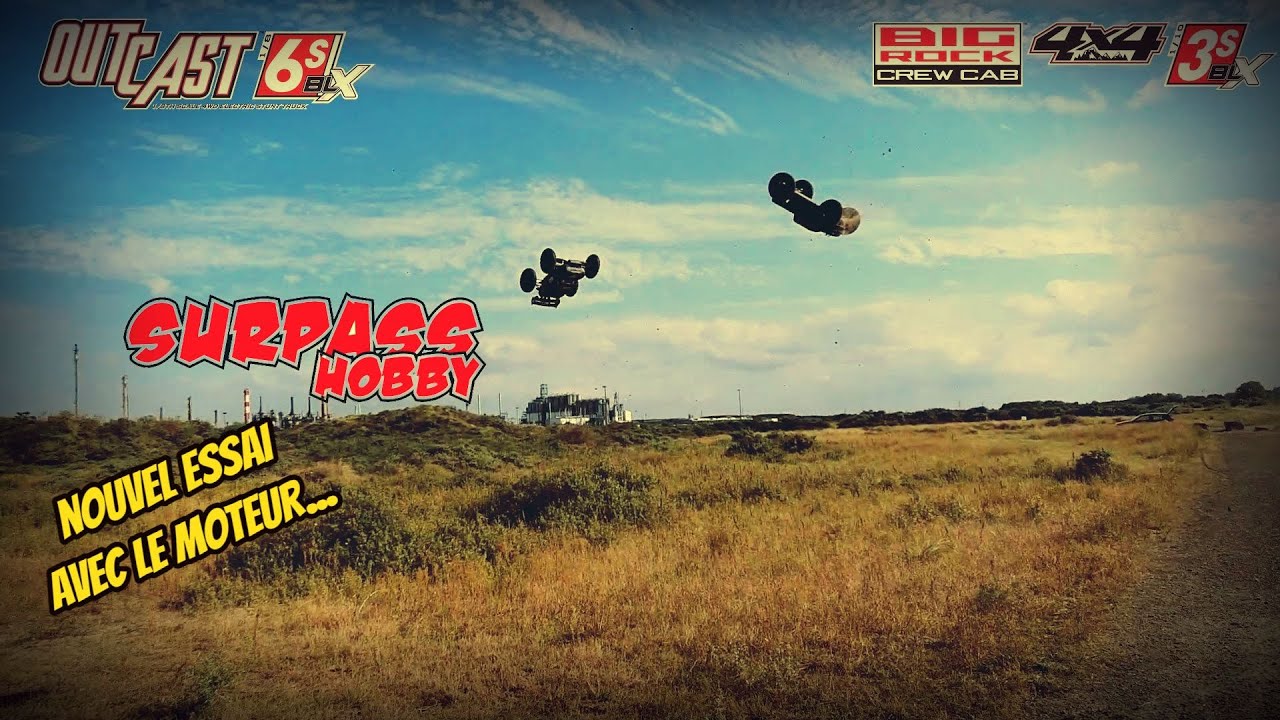 nouvel essai moteur surpass hobby, rien à voir !!!