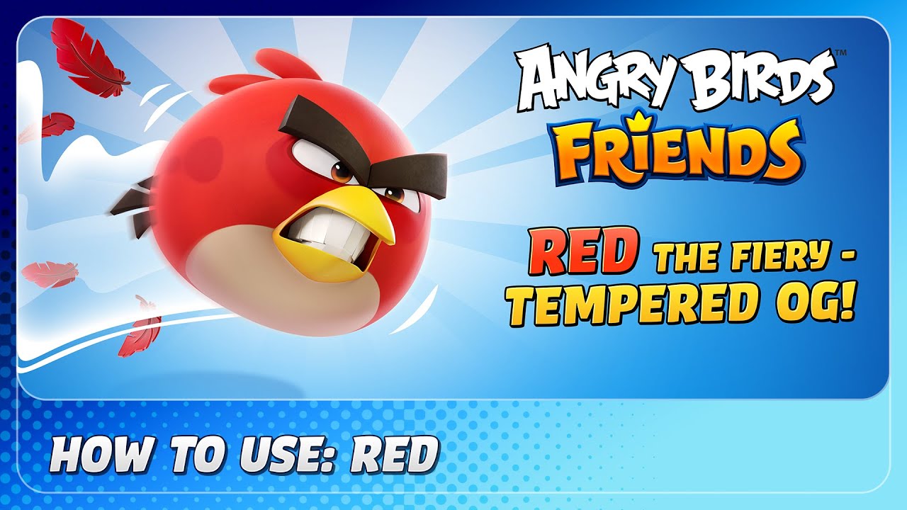 Angry Birds Friends: How to use Red