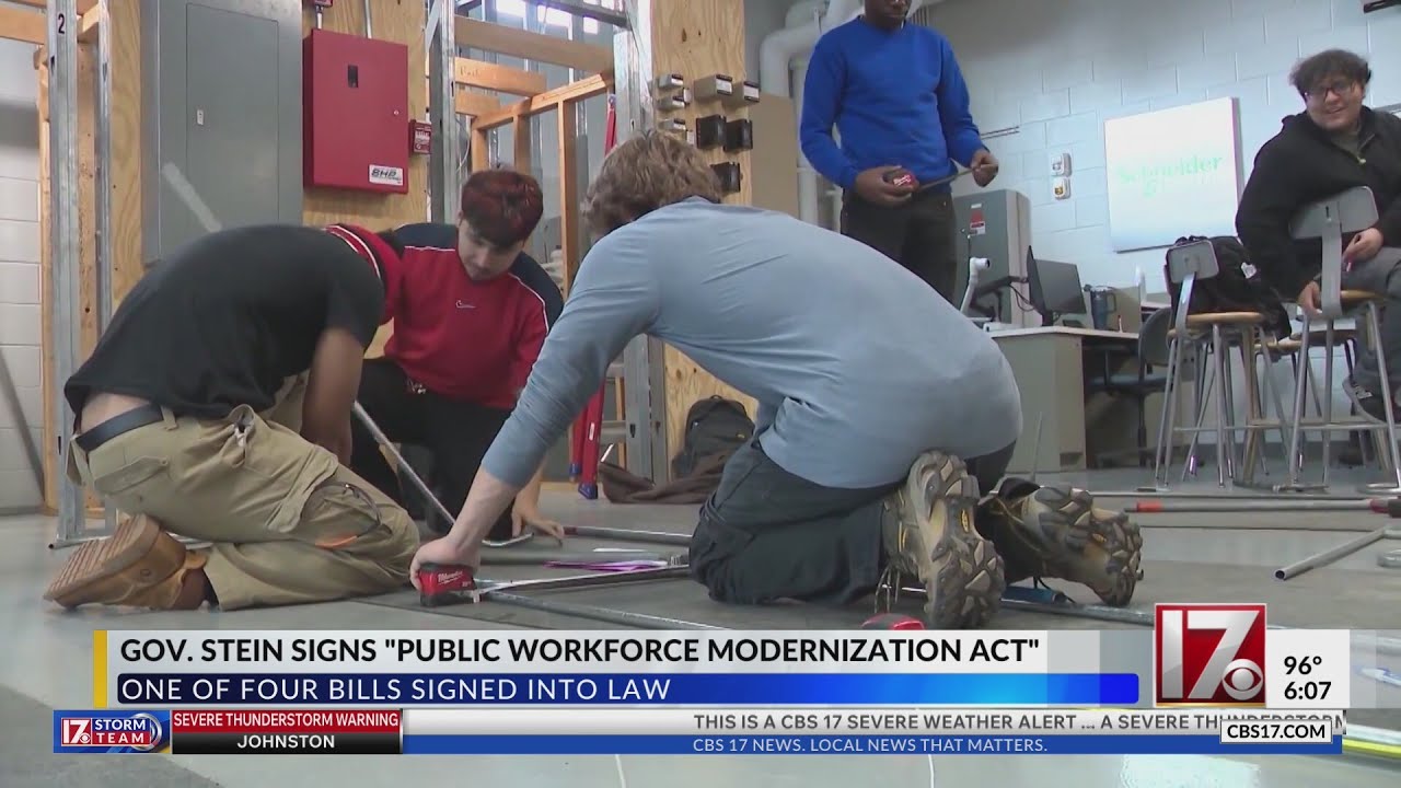NC Governor signs new workforce bill