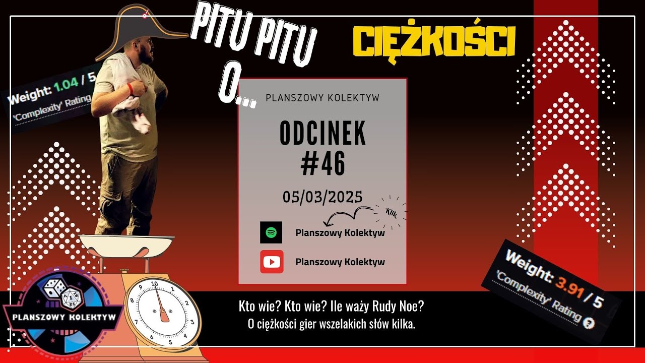 Planszowy kolektyw #46 - Ile na klatę - czyli mierzymy się z tematem trudności w grach planszowych