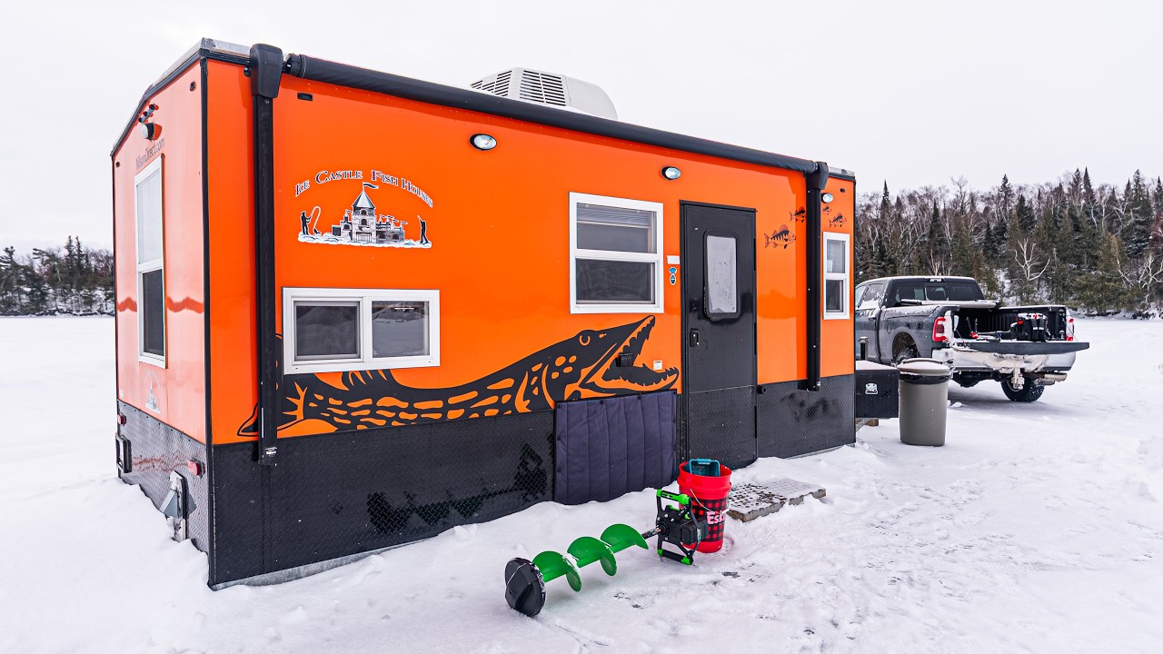 Ice Fishing Lake Of The Woods For 24 Hours!