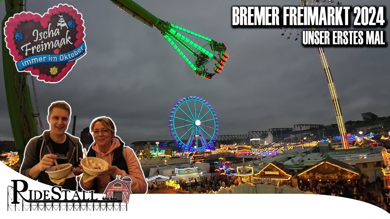 Bremer Freimarkt 2024 - unser erstes Mal auf der großen Kirmes in Bremen | Vlog