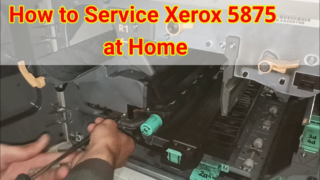 How to Service Xerox 5855 5875 at Home #xerox  @AceTechAndTraders