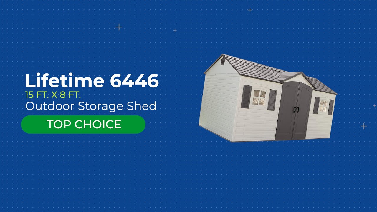 Lifetime 6446 Review | Outdoor Storage Shed with Shutters | 1 Minute Review