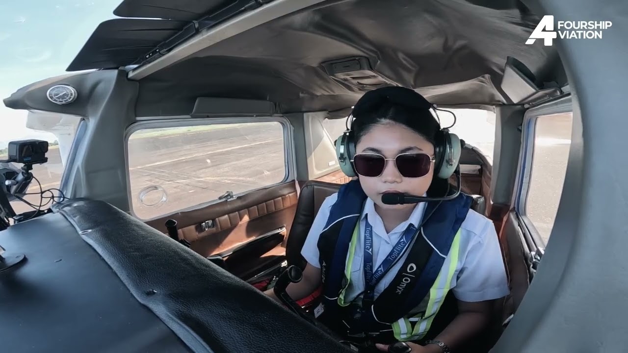 Yen's First solo flight