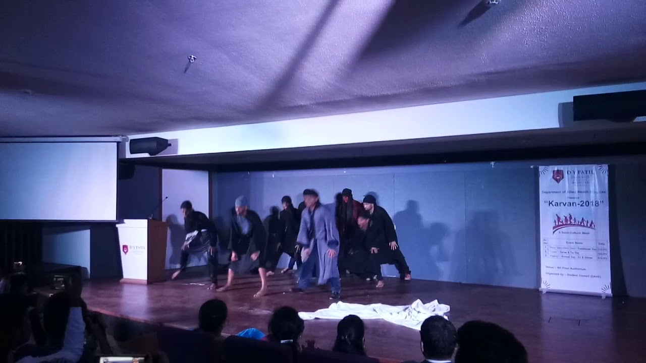 Horror dance by Black panthers group of Allied health science Dy patil college nerul