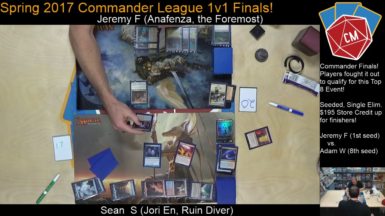 Spring 2017 EDH/Commander 1v1 Quarter Final Match with Commentary!