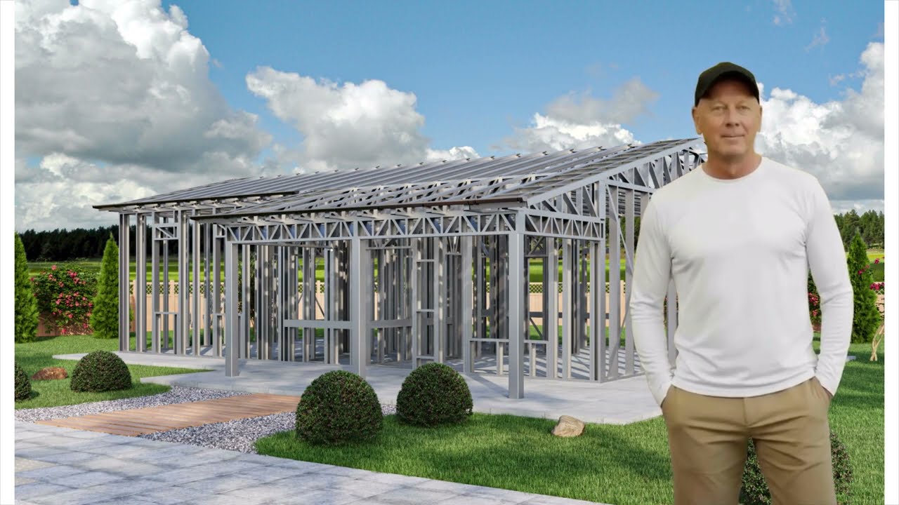 Foxmore Home | Build-Ready Steel Frame Kit by FrameUpNow | FUN Collection